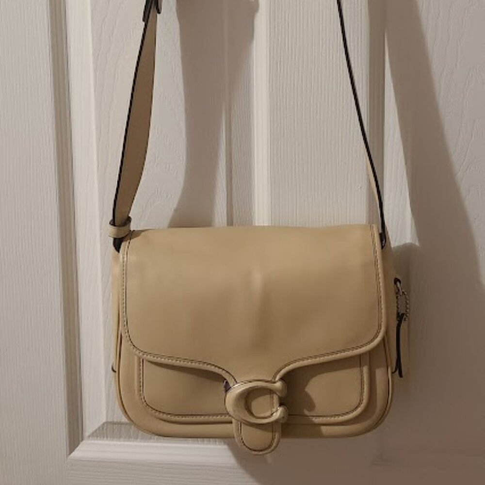 Coach Tabby Messenger 1970s Re-imagined (Color: Cream)